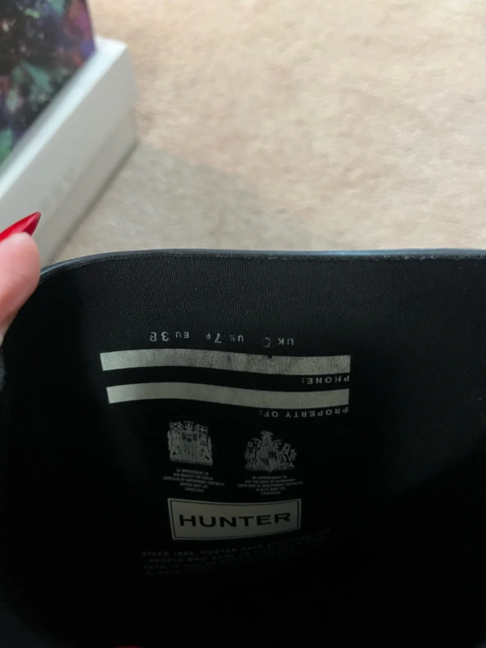 Hunter Tall Rain Boots - Picture 7 of 7